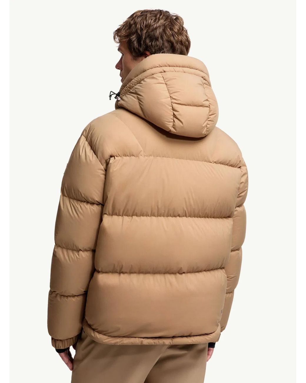 Moncler Brown Grenoble Coraia High Neck Ski Jacket for men