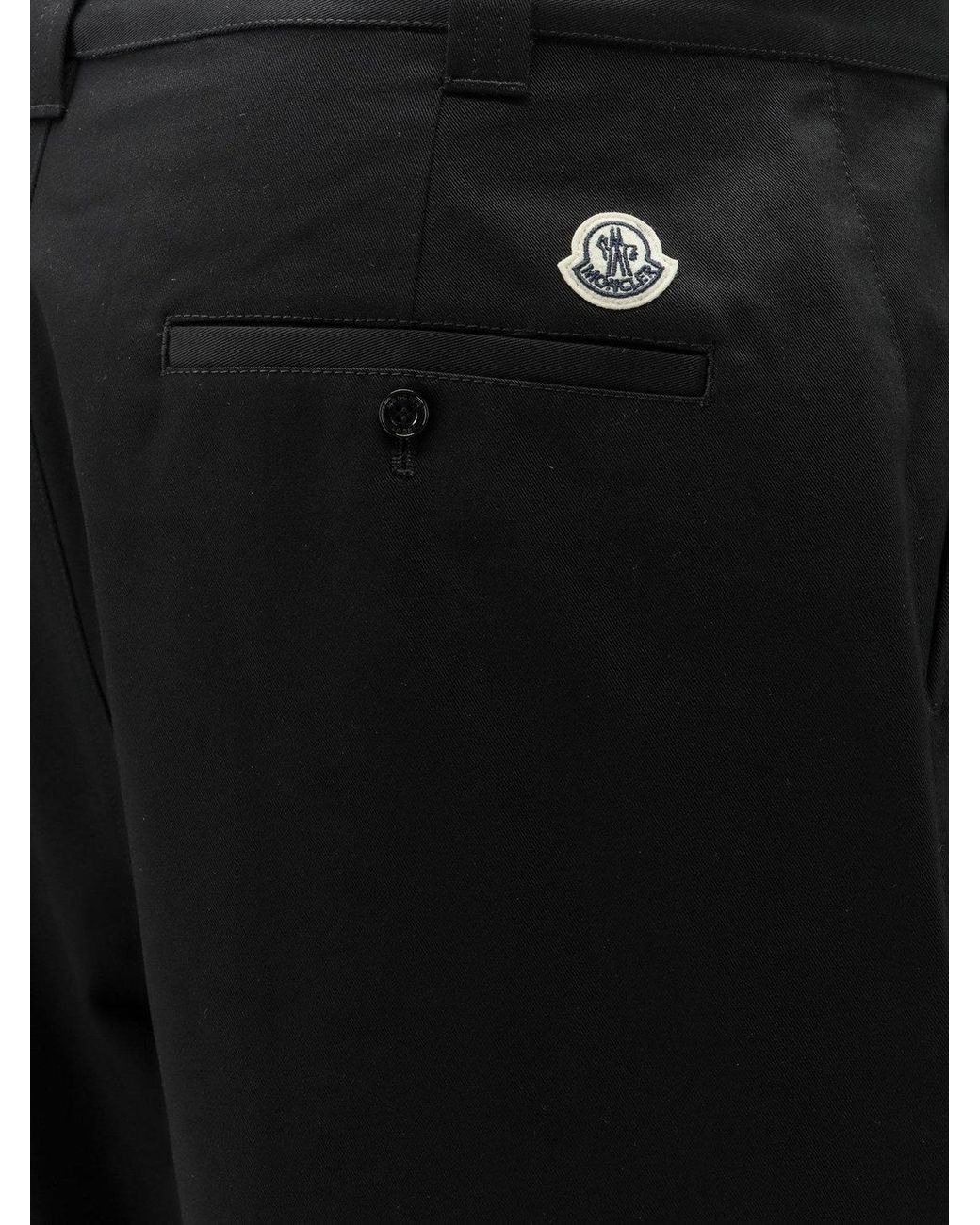 Moncler Genius Black Trousers for men