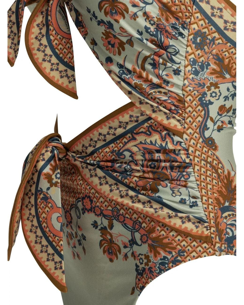 Zimmermann Brown "Aster" Swimsuit