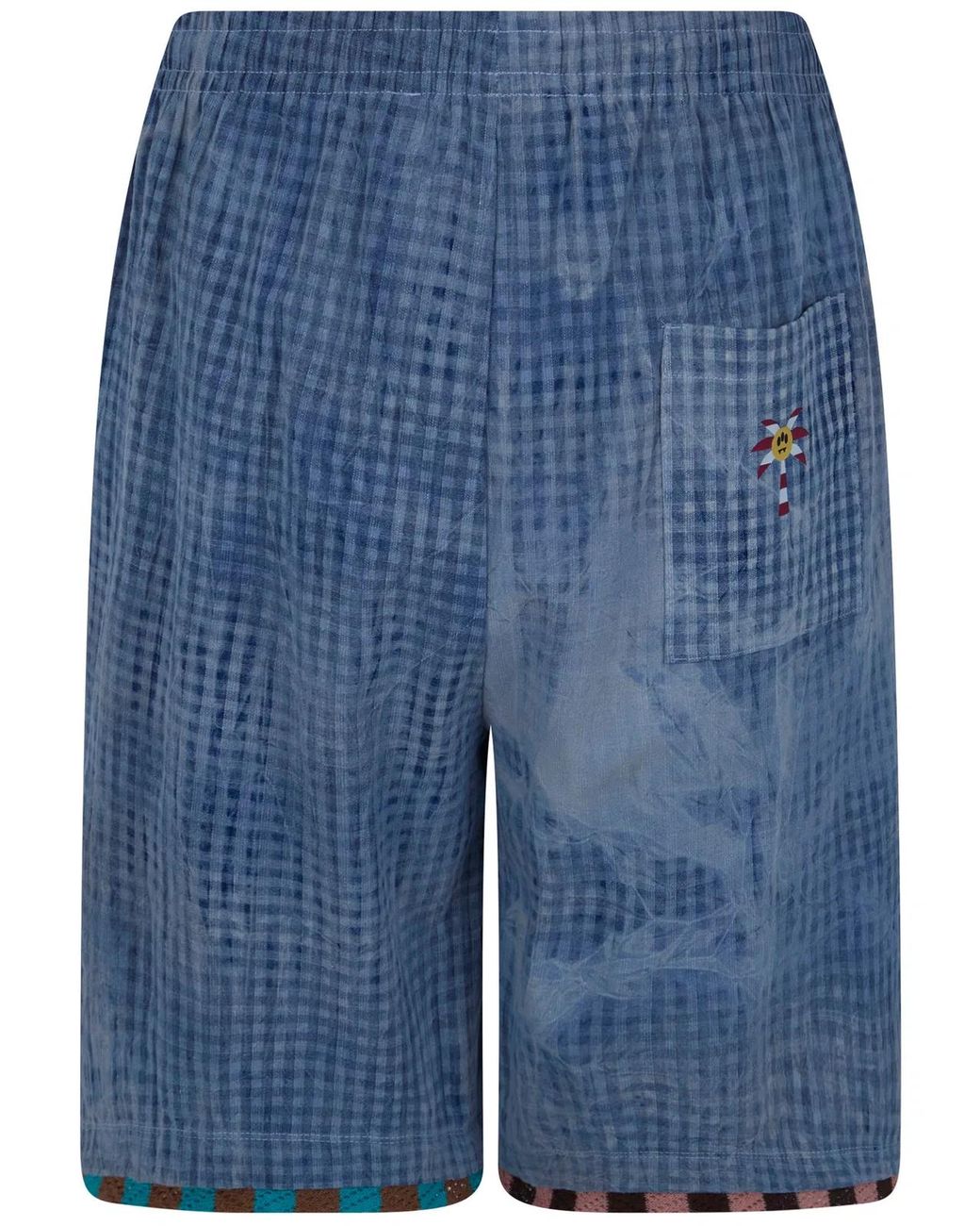 Barrow Blue Chambray Shorts for men