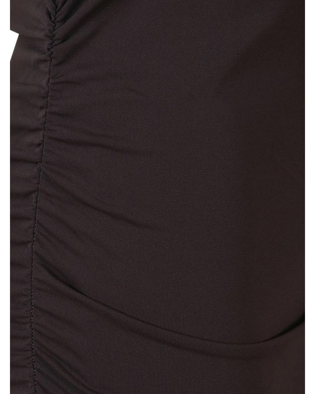 Pinko Brown Acetate Polyamide Elastane Dress