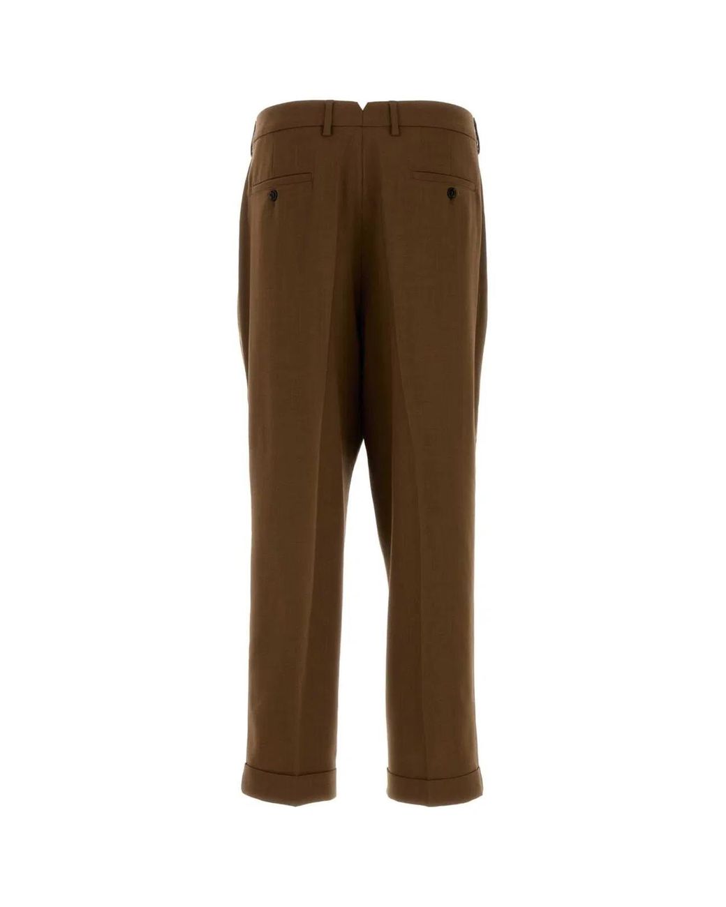 AMI Natural Flat Front Pant for men
