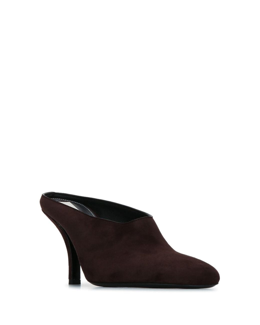 Totême Black Contour Suede Mules