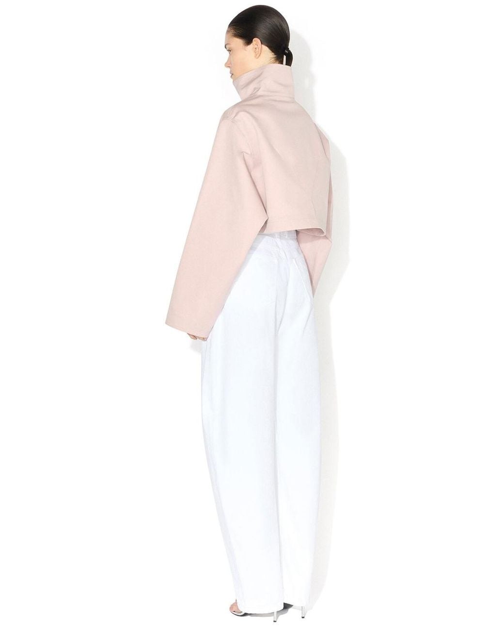 Alaïa White Alaia Round Pants