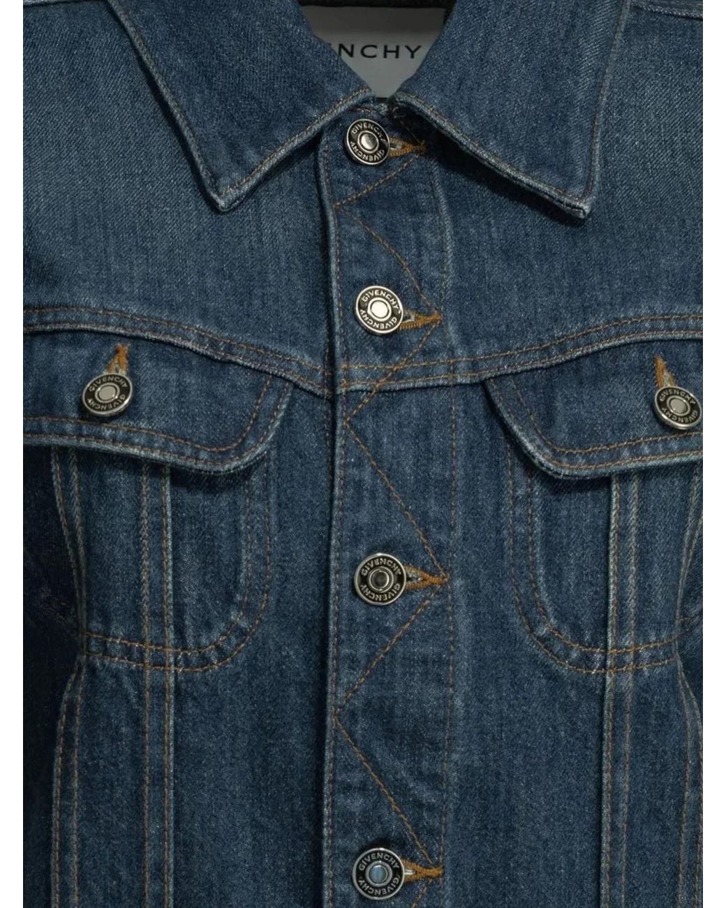 Givenchy Blue Regular Denim Jacket