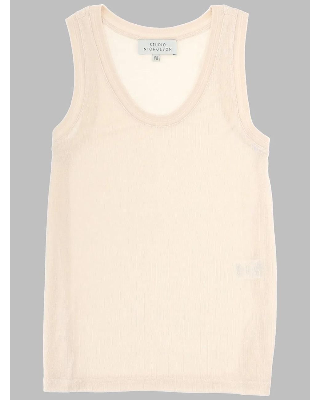 Studio Nicholson Natural Tank Top