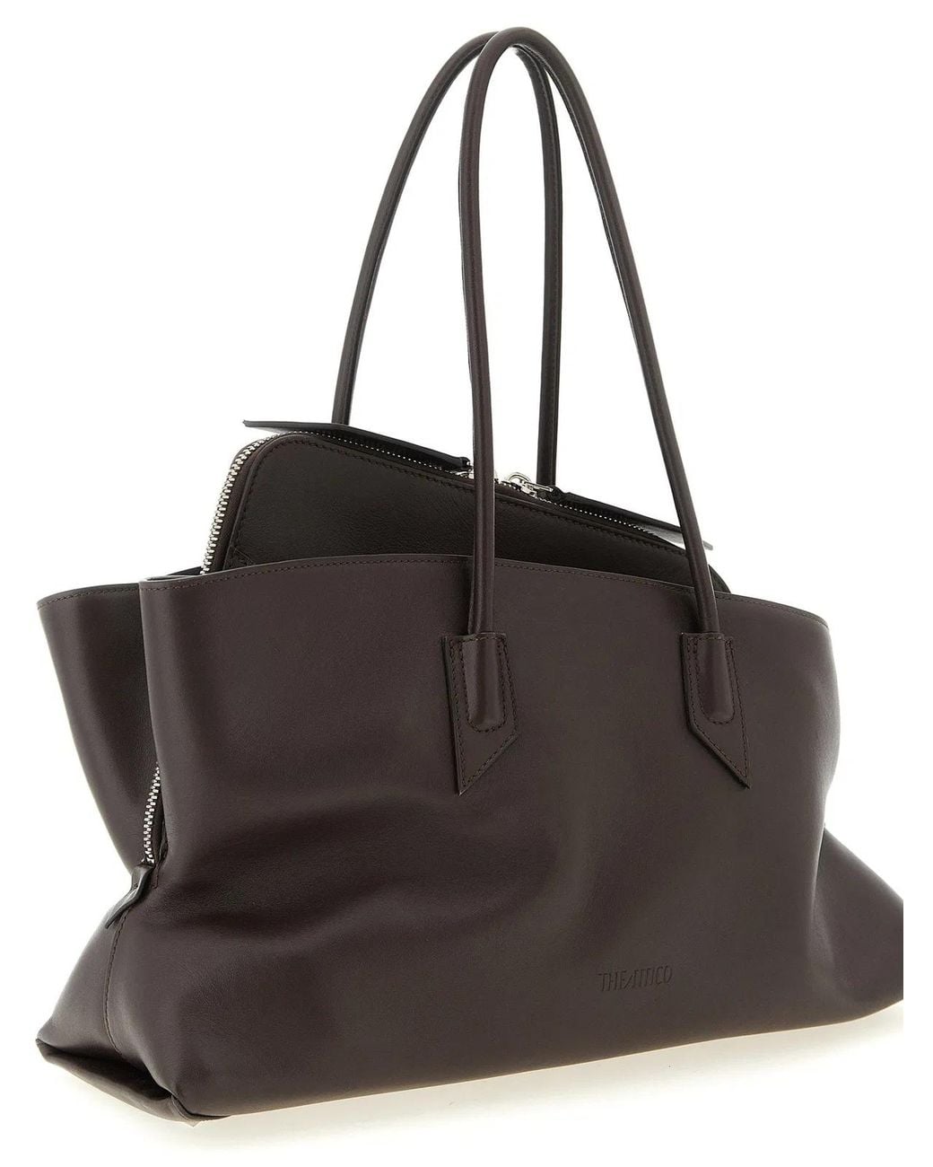 The Attico Black 'La Passeggiata Medium' Shoulder Bag