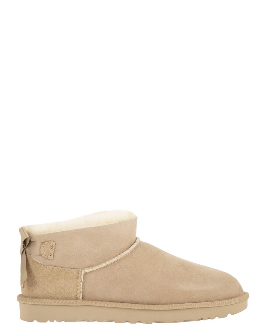 Ugg Natural W Ultra Mini Bailey Bow