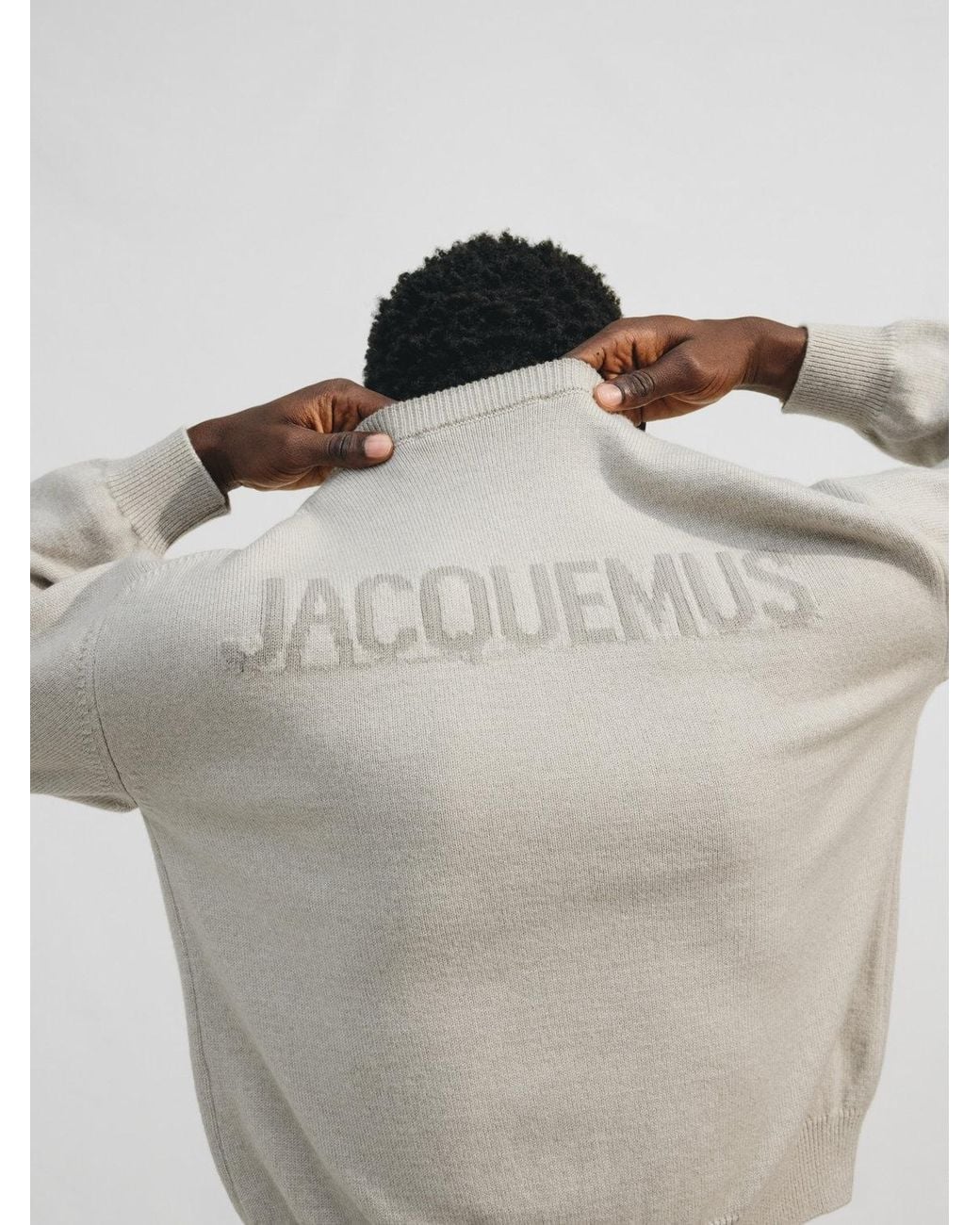 Jacquemus White Le Cardigan Moulin for men