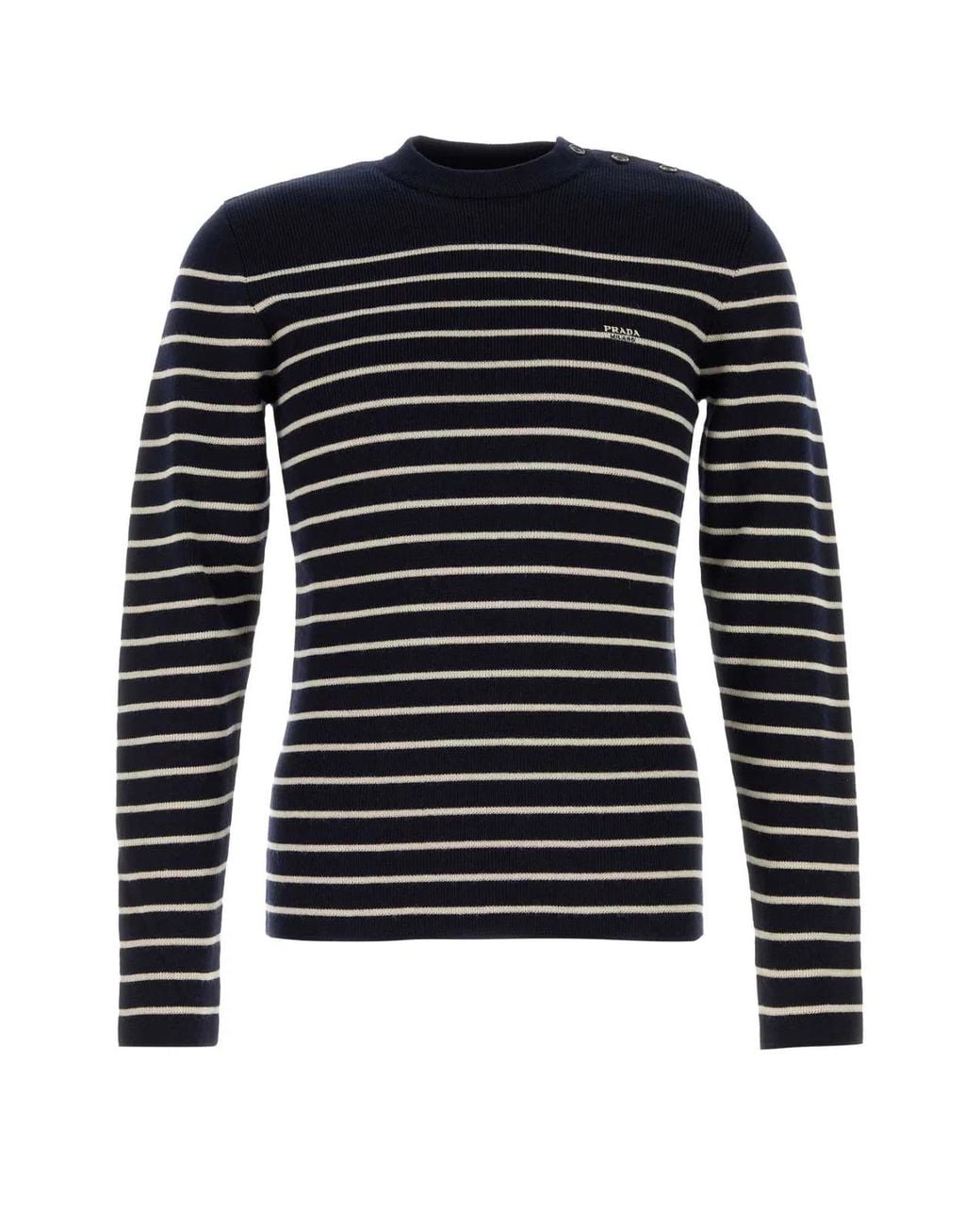 Prada Blue Knitwear for men