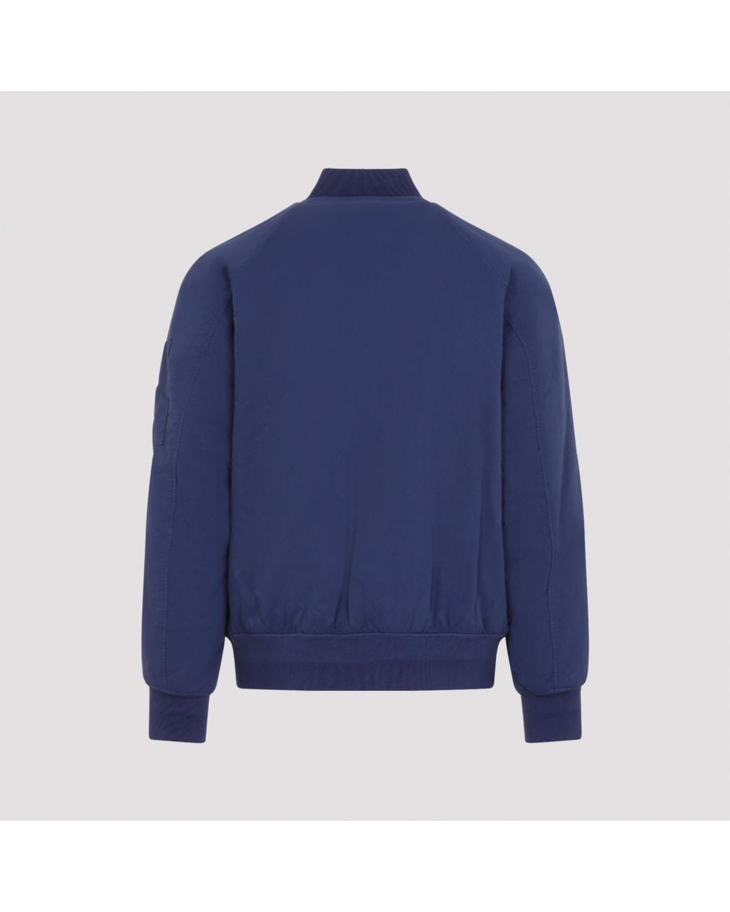 C P Company Blue C.P.Company Peacoat T-Flatt Padded Bomber Jacket for men