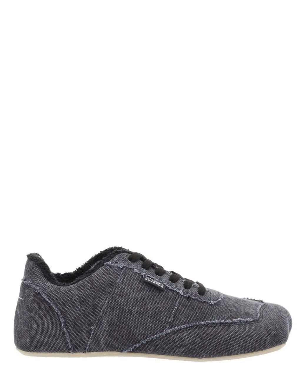 MM6 by Maison Margiela Gray Anatomical Canvas Sneaker for men