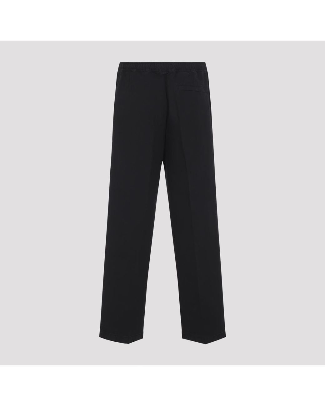 Stone Island Black Cotton Cargo Pants for men