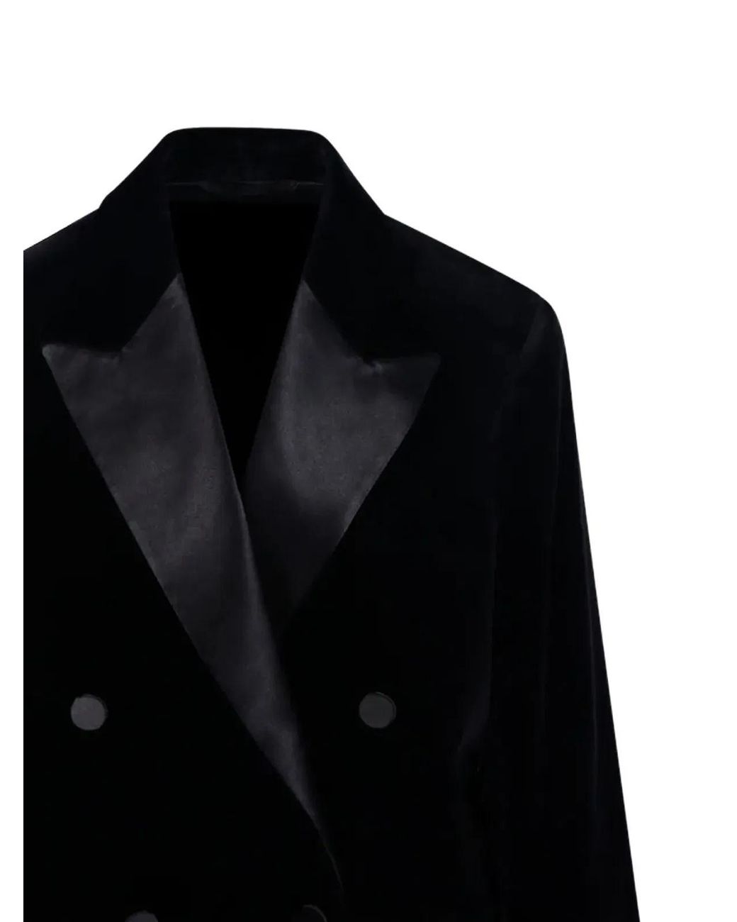 Golden Goose Deluxe Brand Black Double-Breasted Blazer