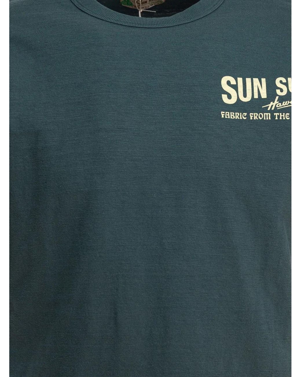 Sun Surf Green Cotton T-Shirt for men