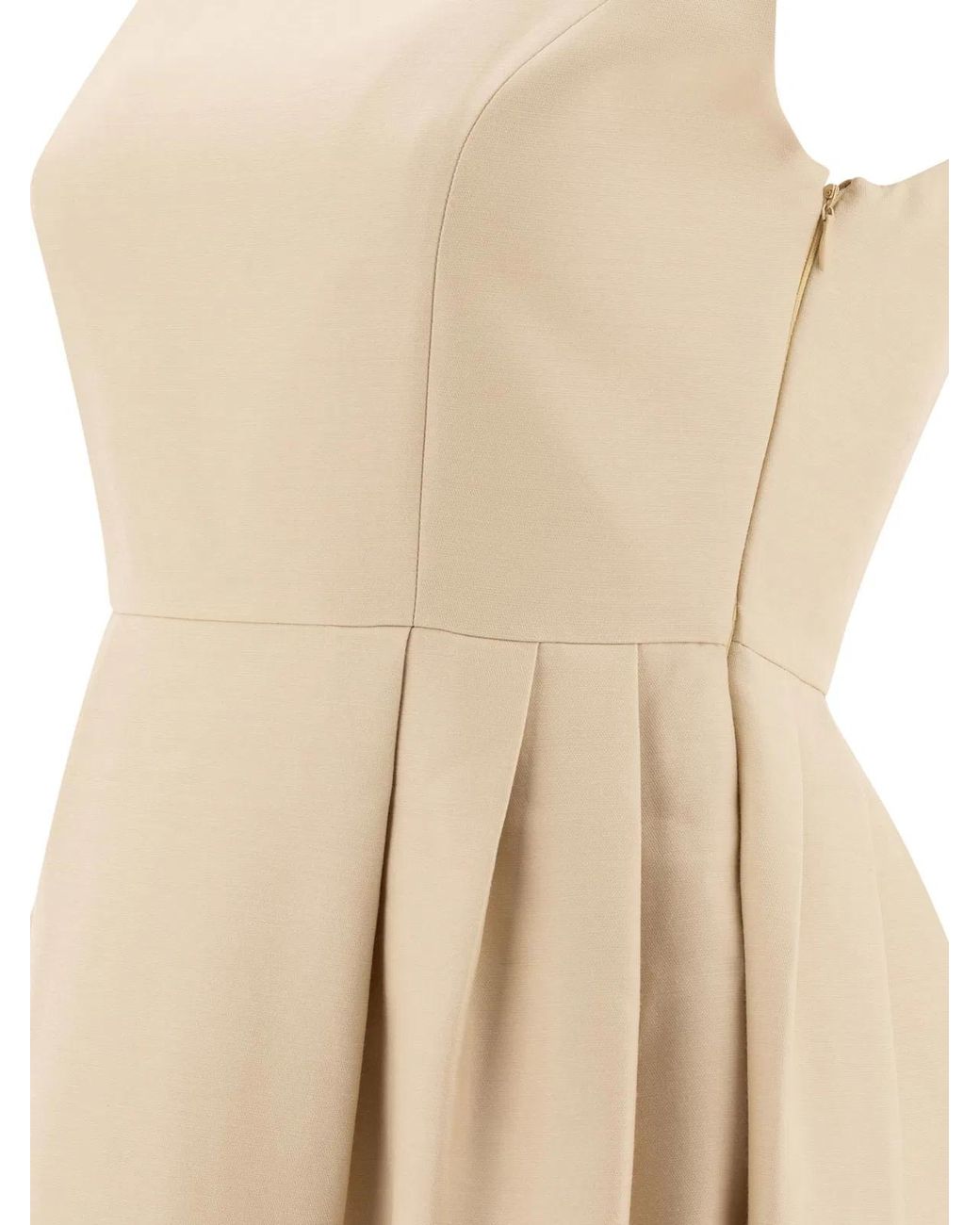 Sandbeige Natural Silk Dress