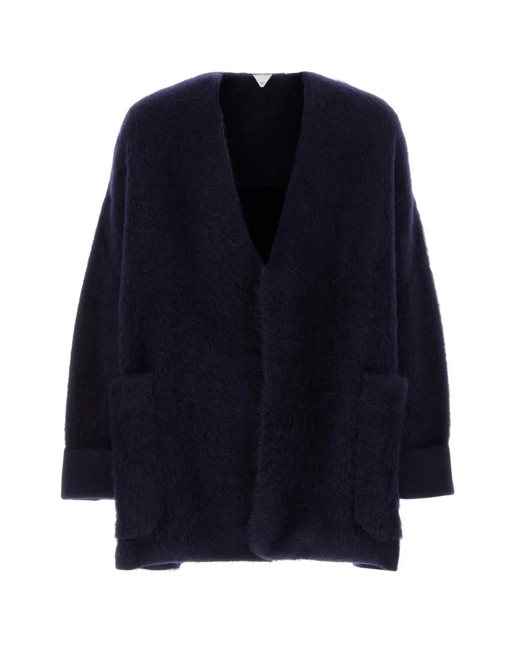 Bottega Veneta Blue Stretch Wool Blend Cardigan for men