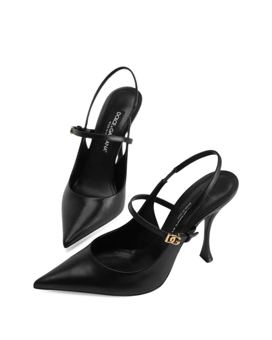 Dolce & Gabbana Black Dolce & Gabbana Slingback