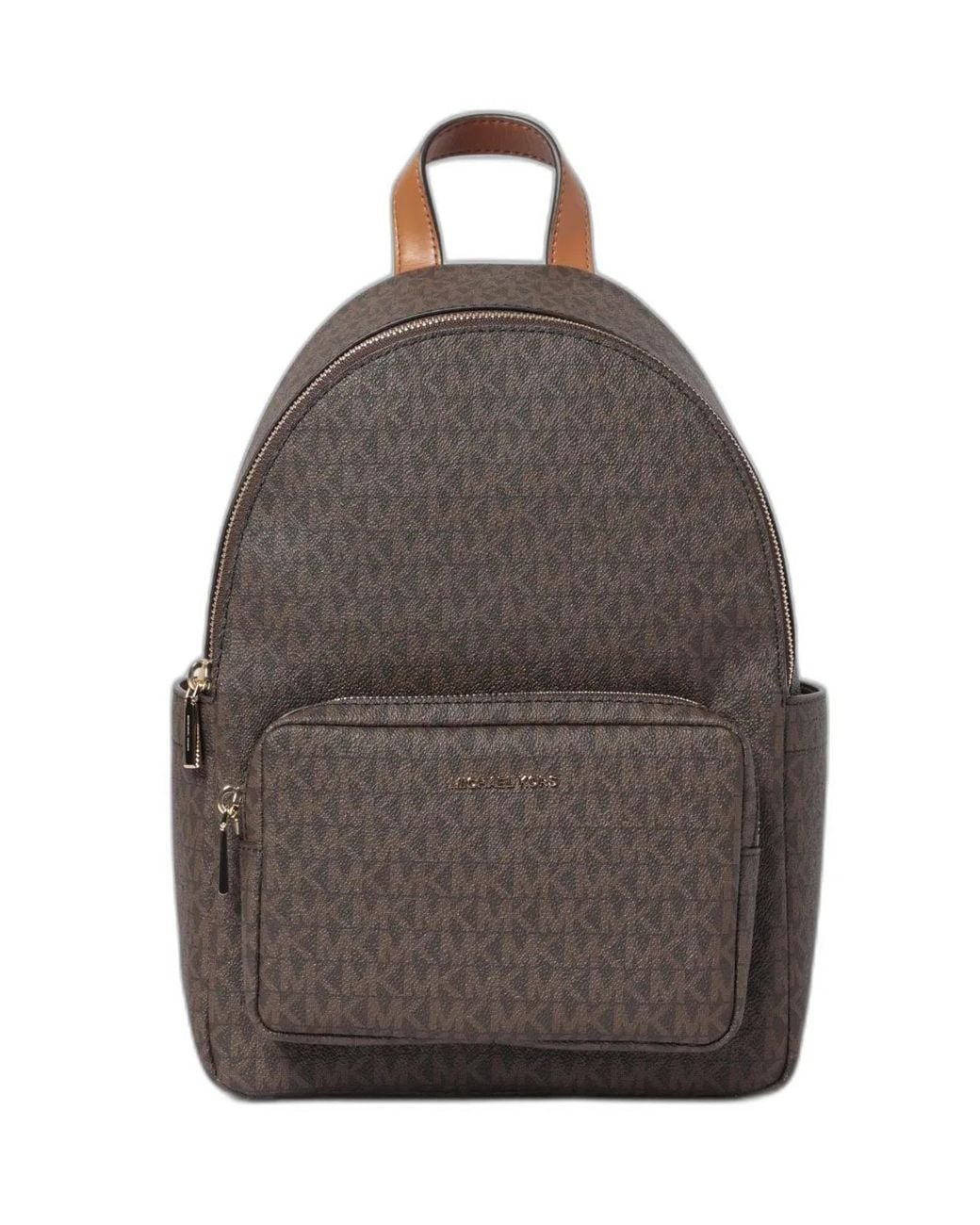 MICHAEL Michael Kors Gray Medium Tanner Backpack With Logo Print