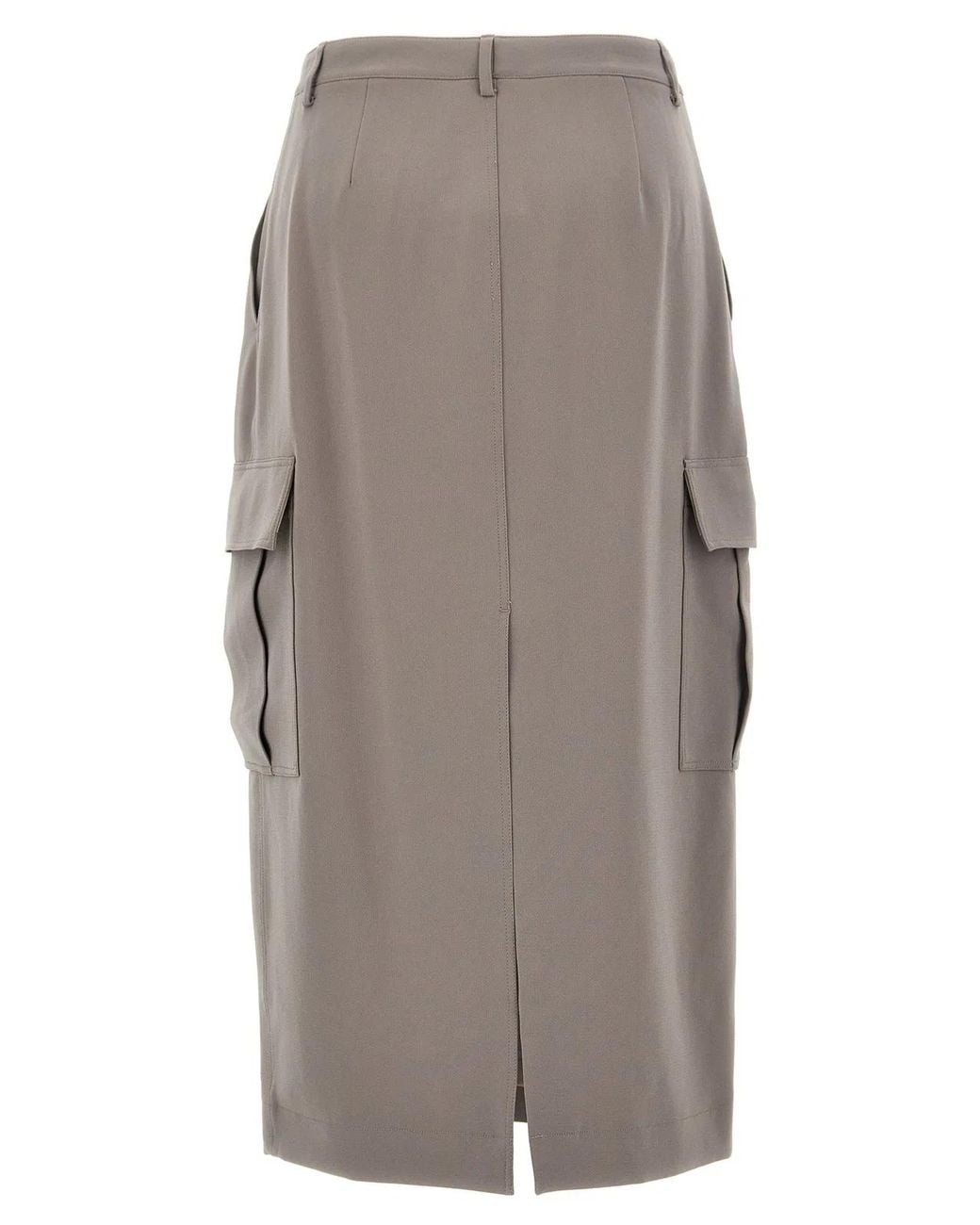 Theory Gray 'Relaxed Cargo' Skirt