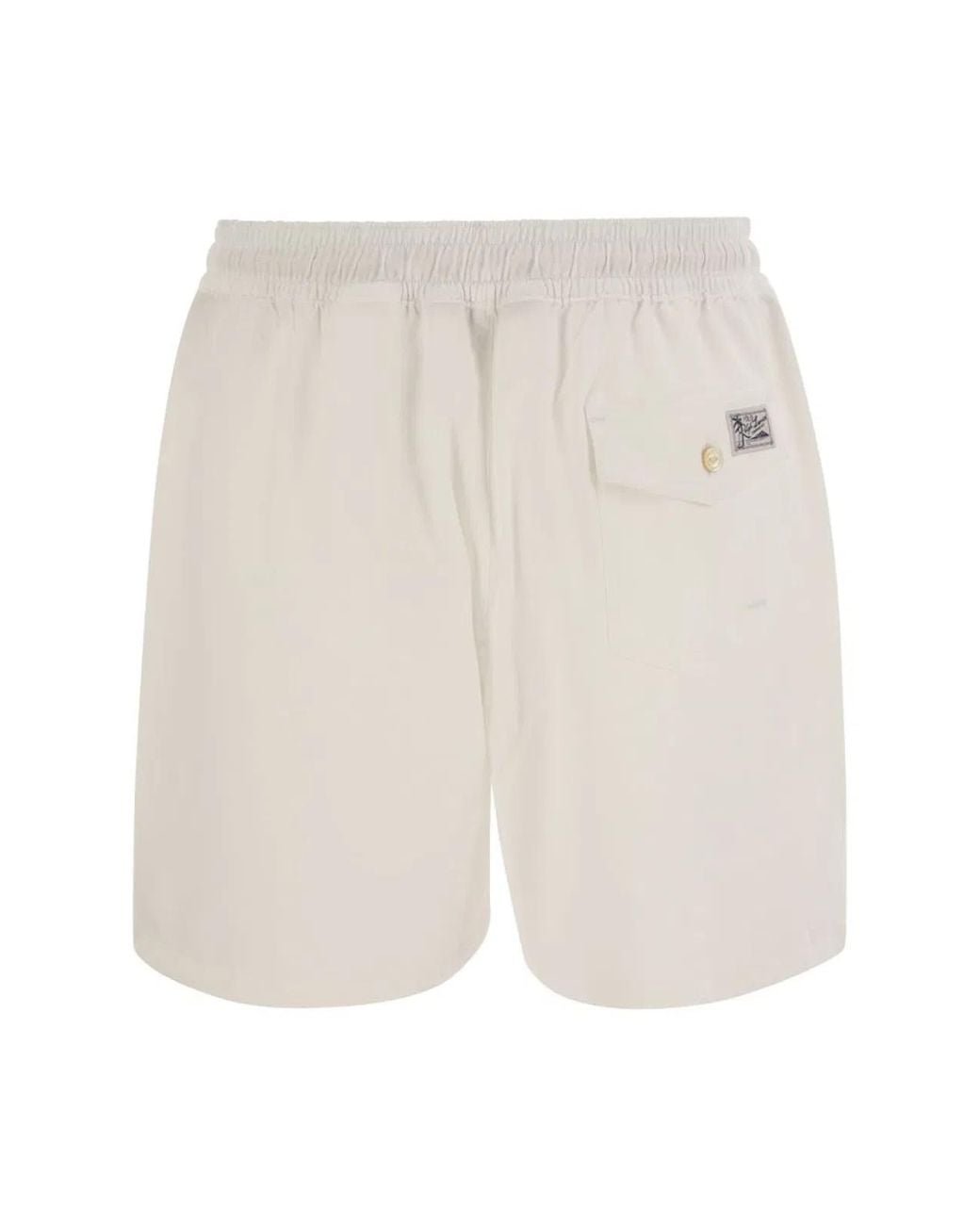 Polo Ralph Lauren White Traveler Classic 14.6 Cm Beach Boxers for men