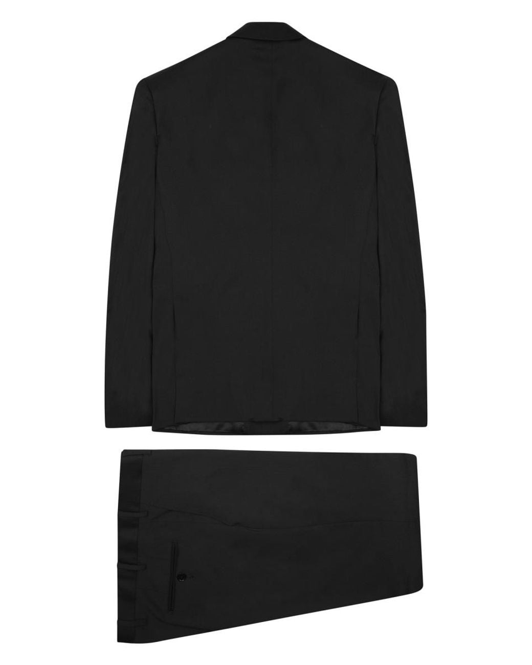 Colamarino Black Single-Breasted Tuxedo Suit Polyester Suits for men