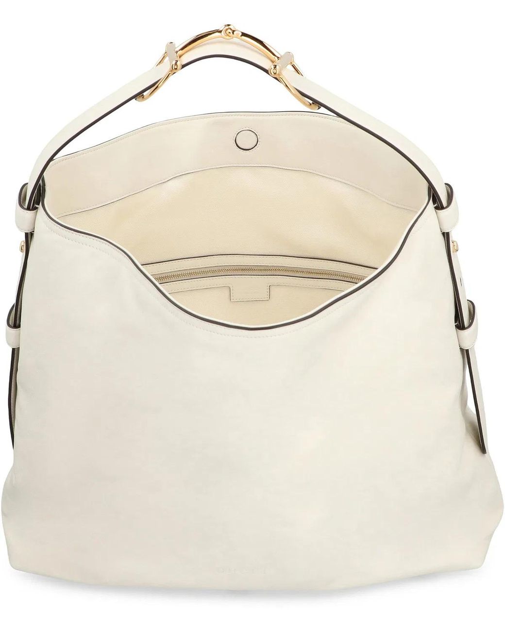 Gucci White Beatrix Shopping Bag Large