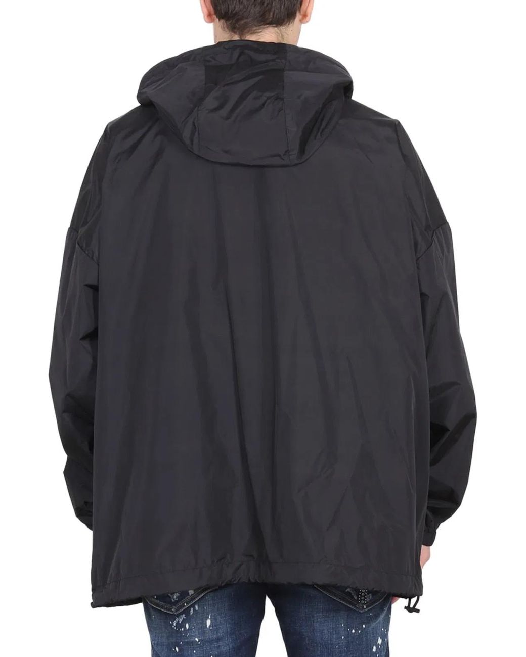 DSquared² Blue Relaxed Fit Hooded Jacket