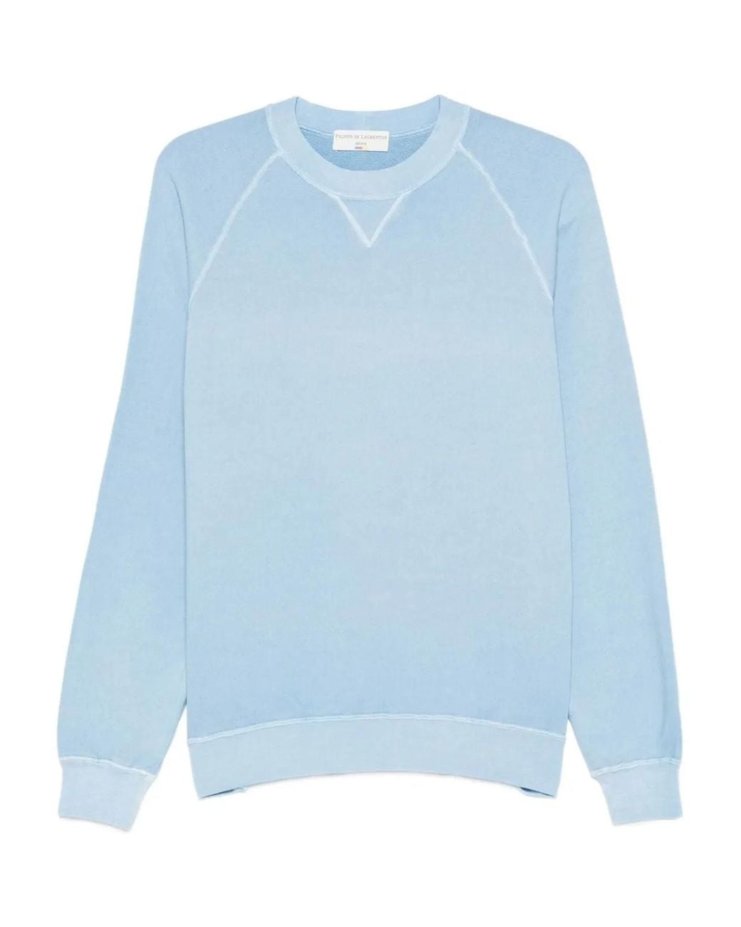 FILIPPO DE LAURENTIIS Blue V871 Cotton Jumper