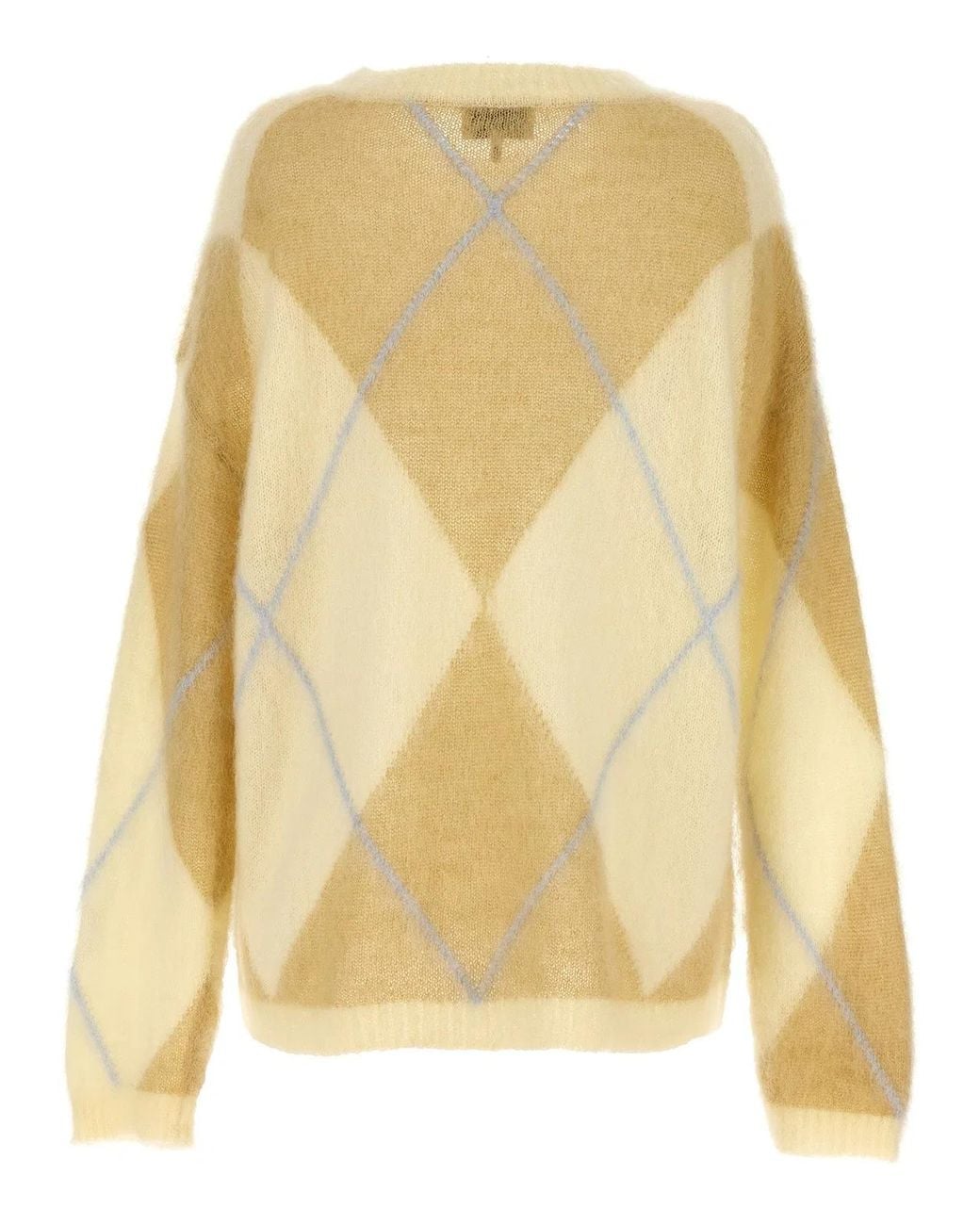 Ganni Yellow Wool Cardigan