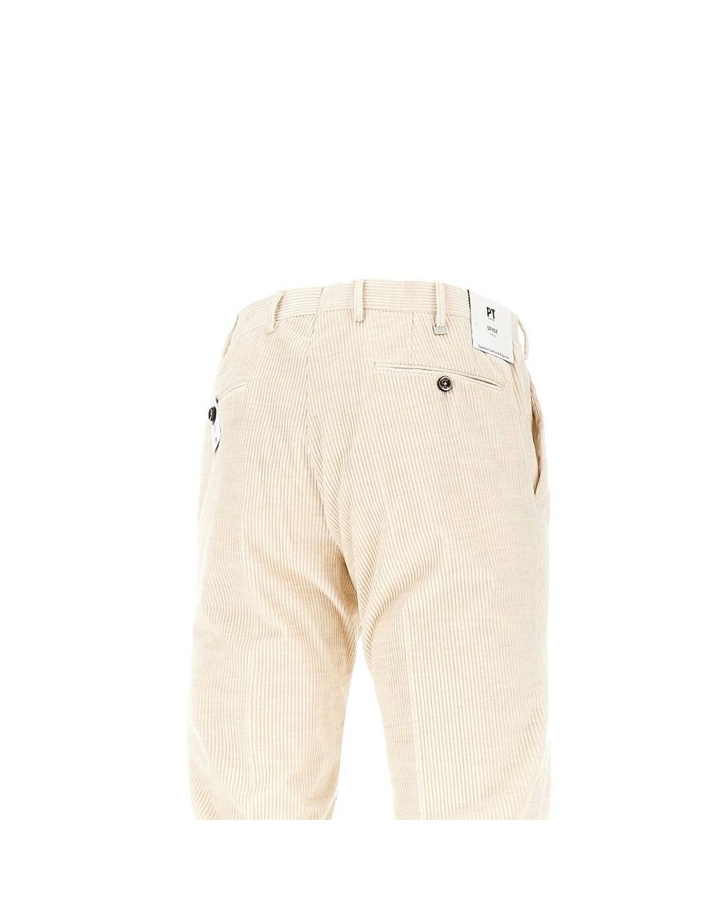PT Torino Natural Corduroy Slim Fit Pants for men