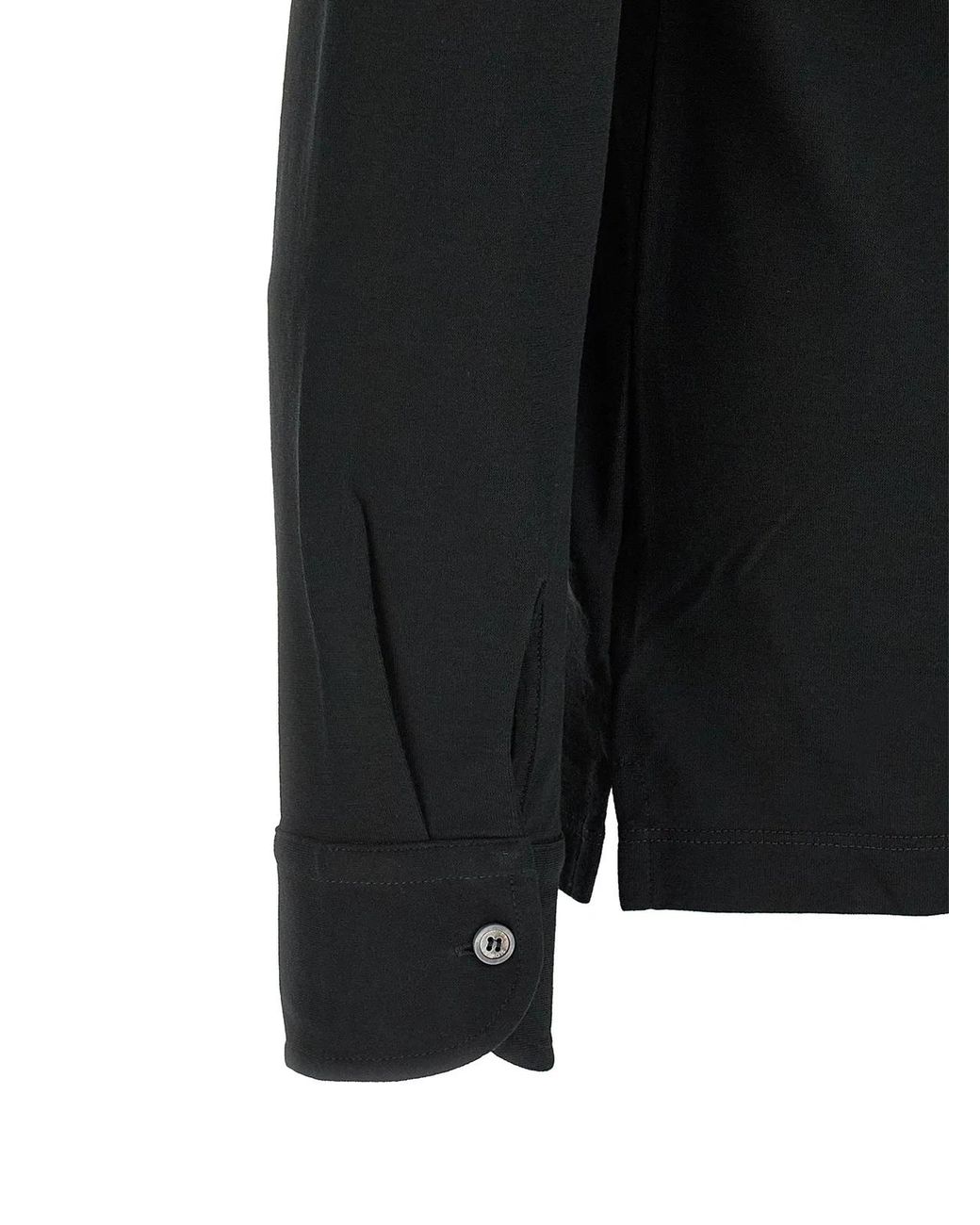 Zanone Black 'Ice Cotton' Polo Shirt for men