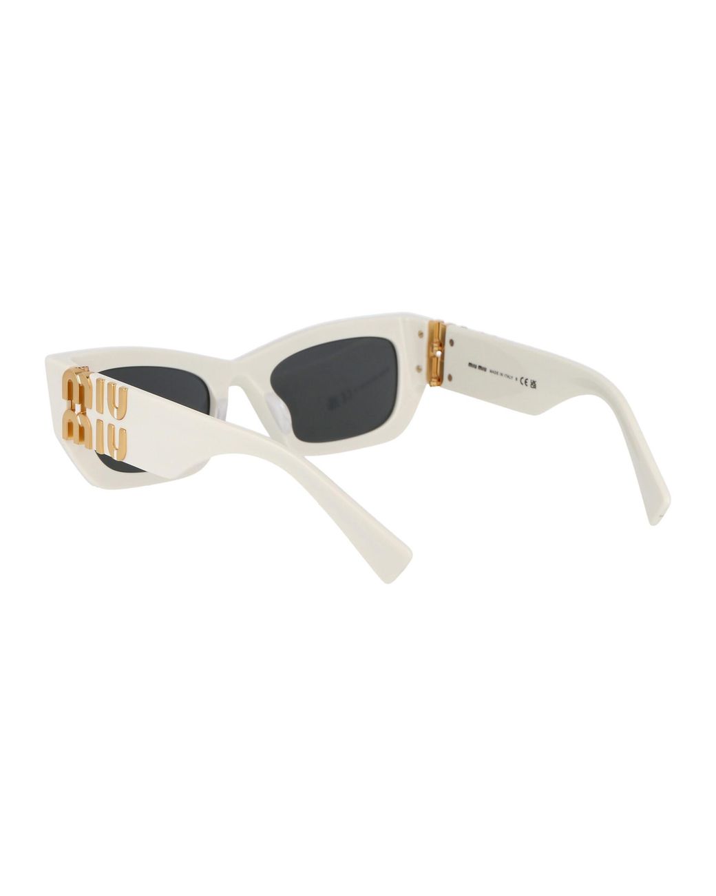 Miu Miu White Sunglasses