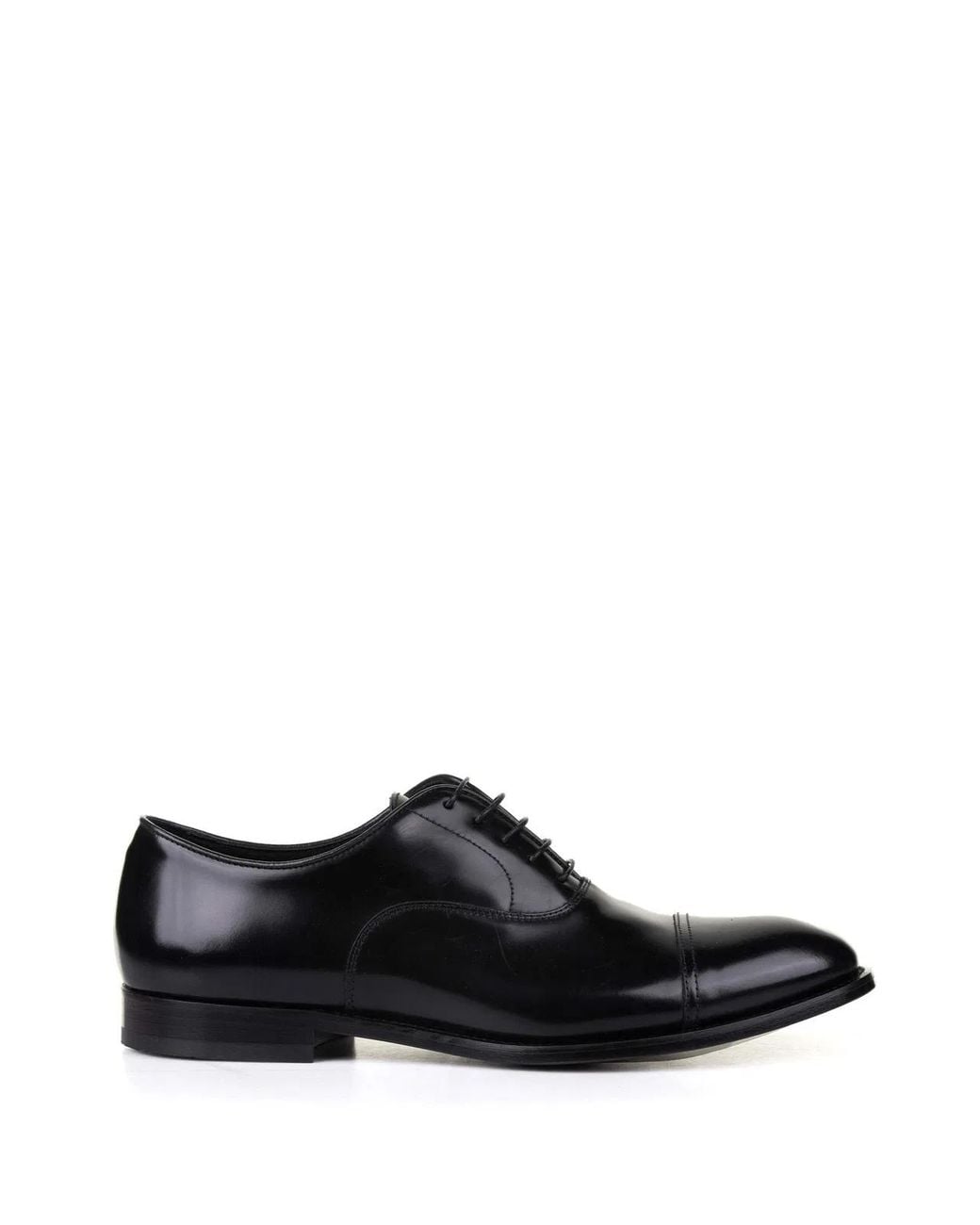 Doucal's Black Oxford Shoes for men