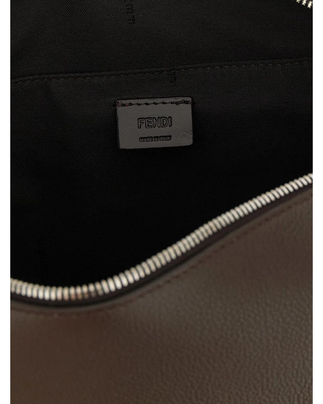 Fendi Black Lui' Medium Shoulder Bag for men