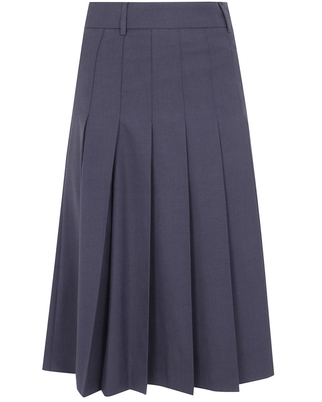 DUNST Blue Pleats Long Skirt