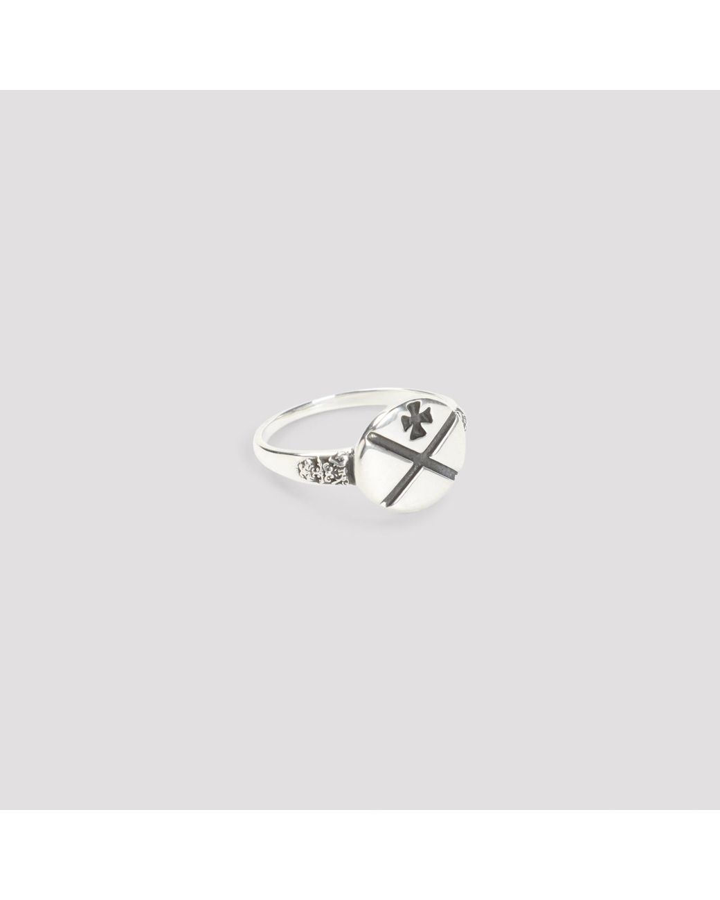 Enfants Riches Deprimes White German X Ring for men