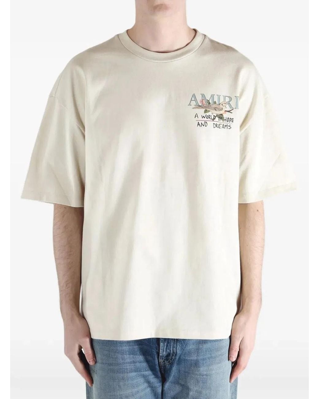 Amiri White "Hope And Dreams Os" Tee for men