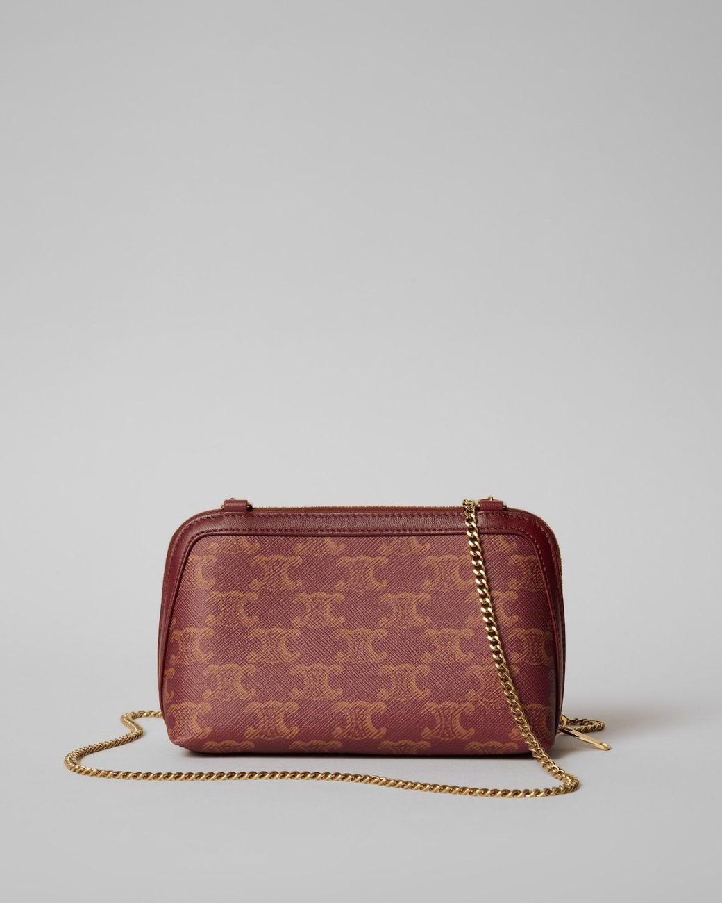 Céline Brown Clutch On Chain