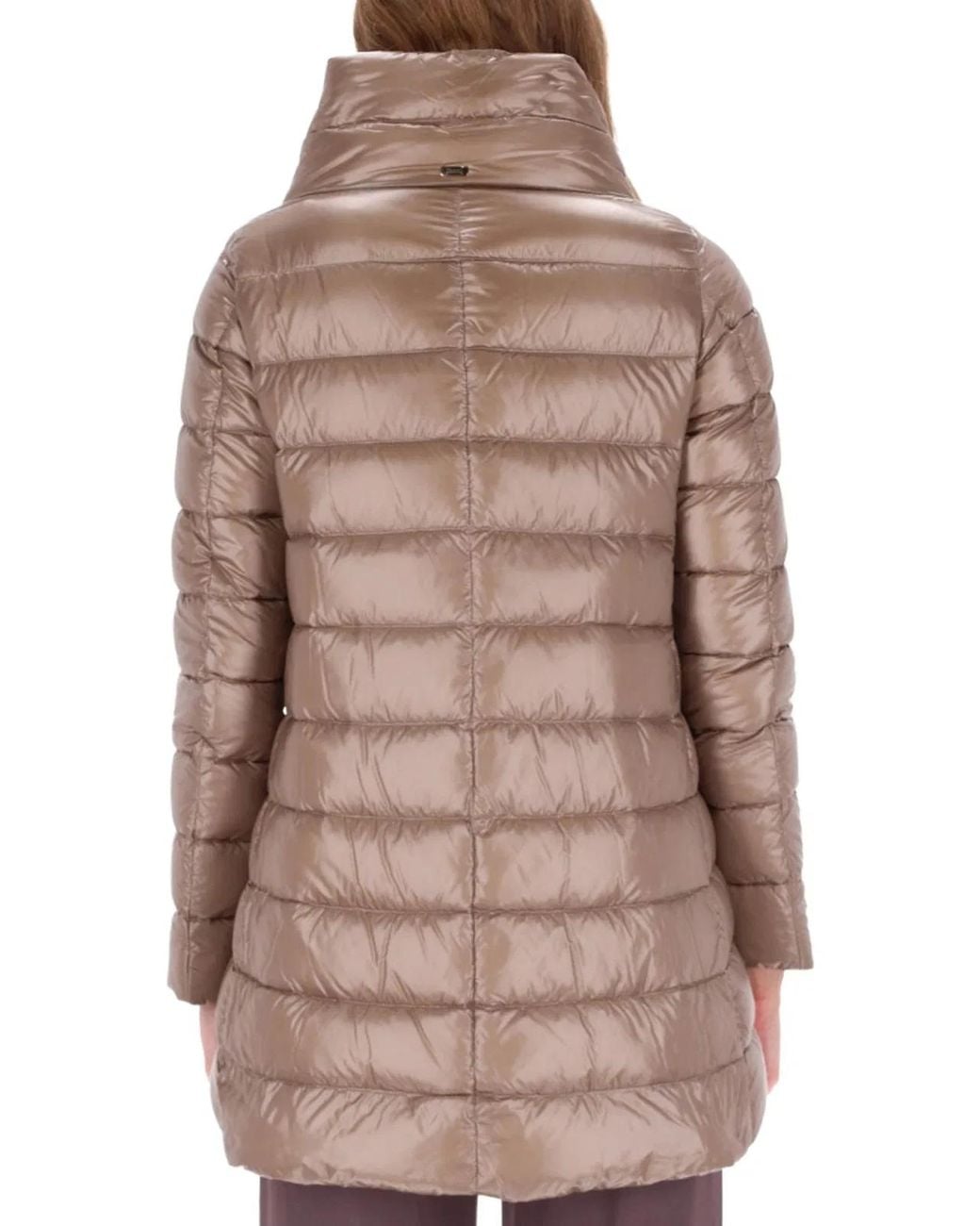 Herno Brown Piumino "A-Shape Amelia"