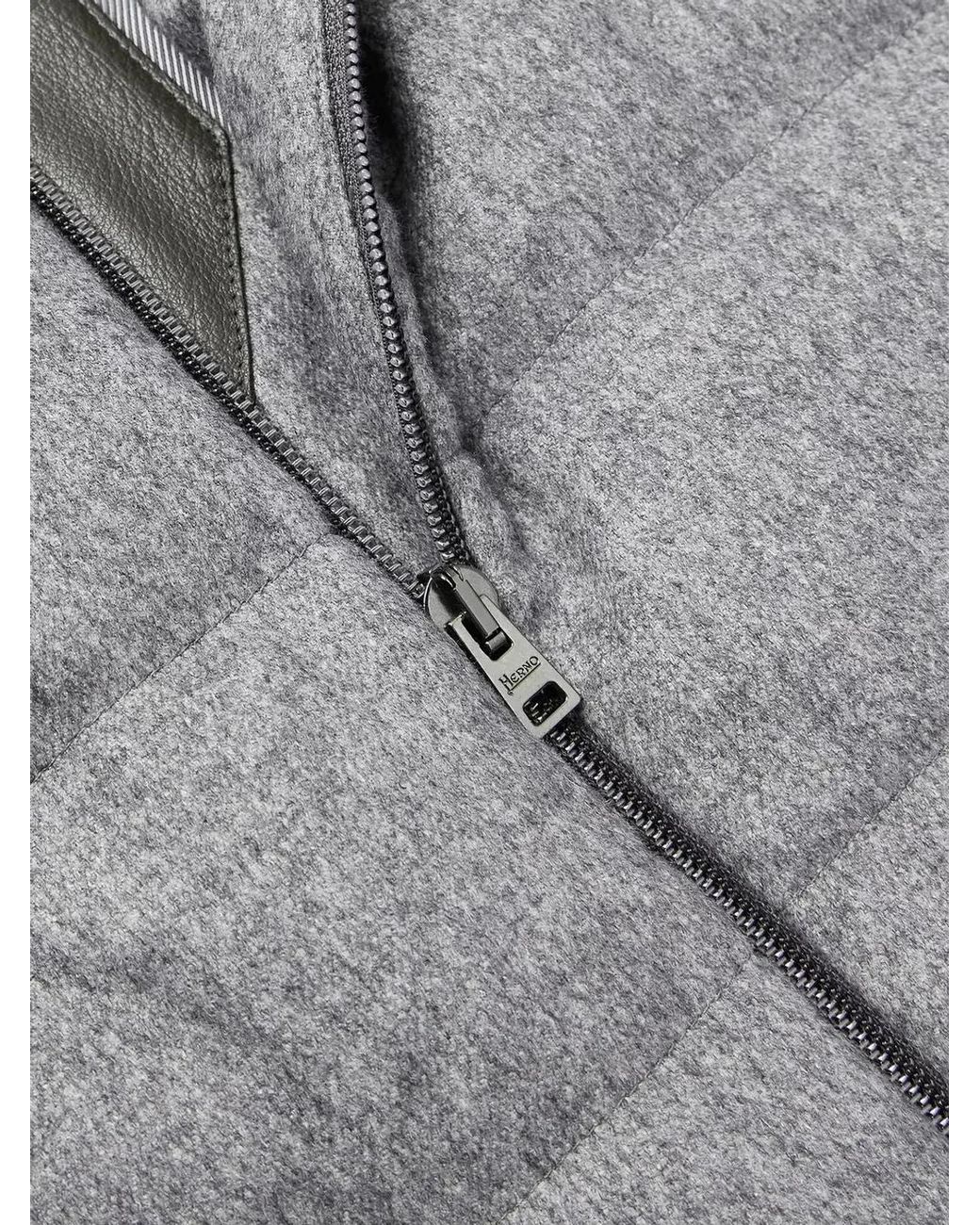 Herno Gray Piumino Corto for men