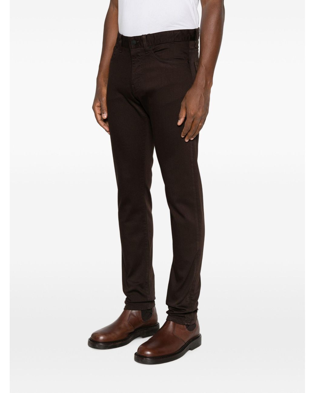 Boss Black Viscose Polyester Elastane Pants for men