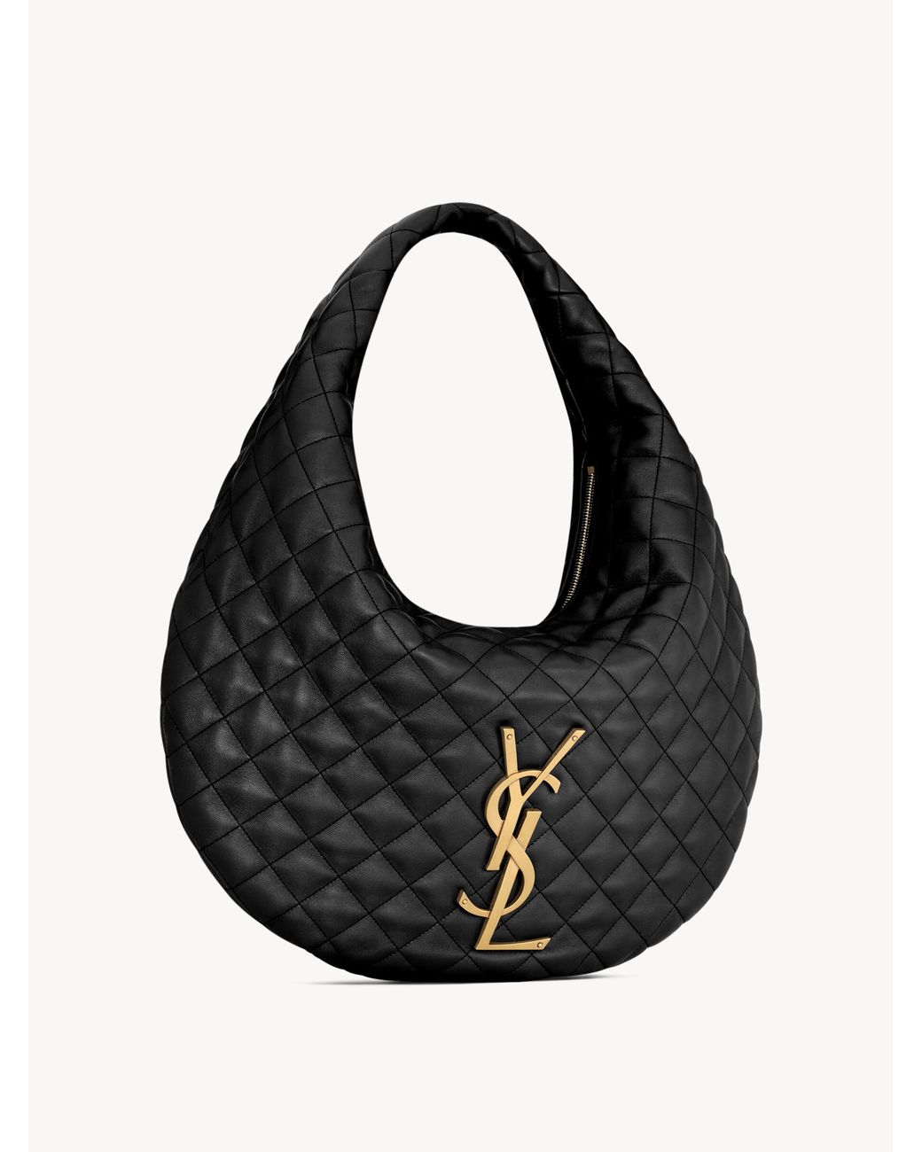 Saint Laurent Black Icare Hobo
