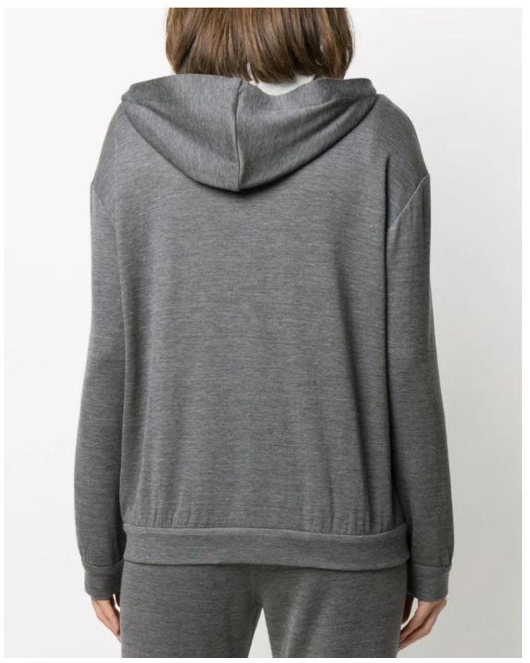 Brunello Cucinelli Gray Tshirt With Knotted Sleeve