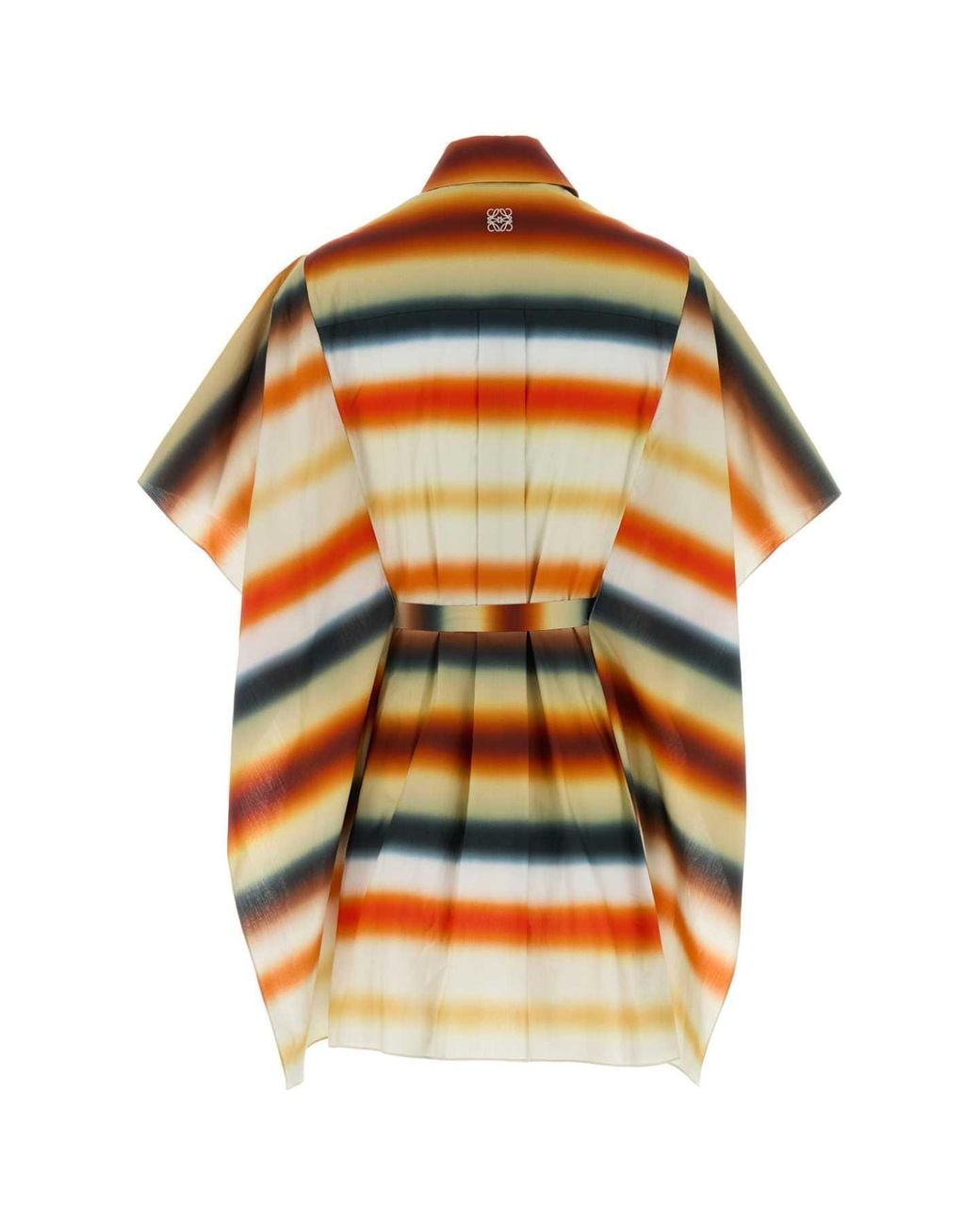 Loewe Multicolor Printed Poplin Caftan Dress