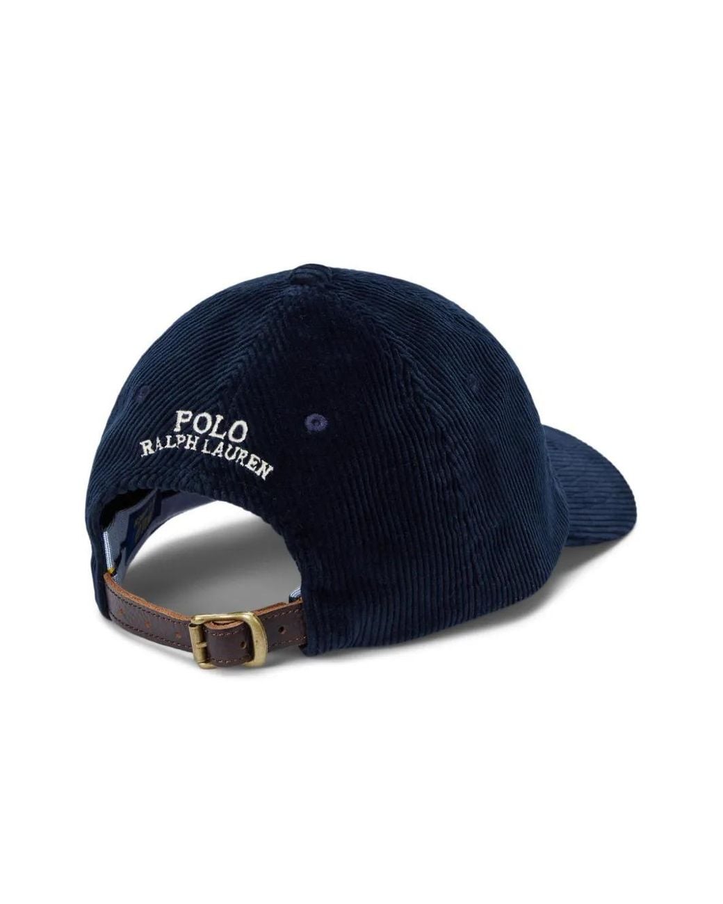 Polo Ralph Lauren Blue Corduroy Baseball Cap for men
