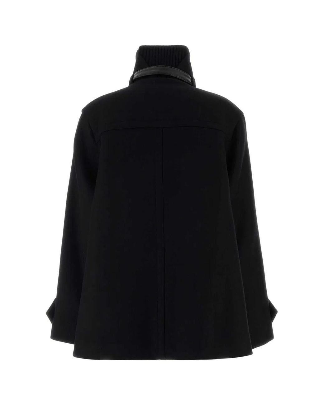 Lanvin Black Wool Coat