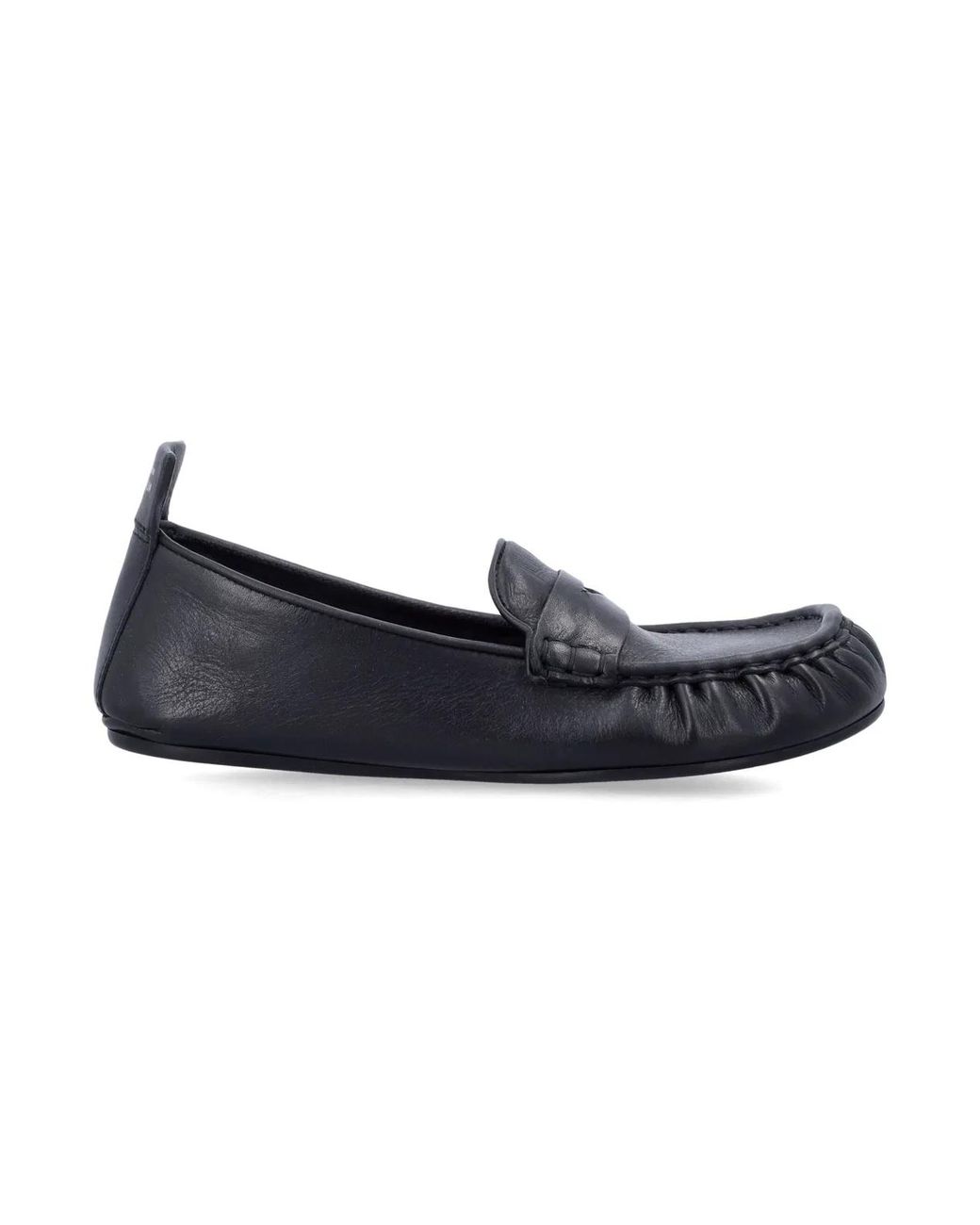 Acne Blue Leather Loafers