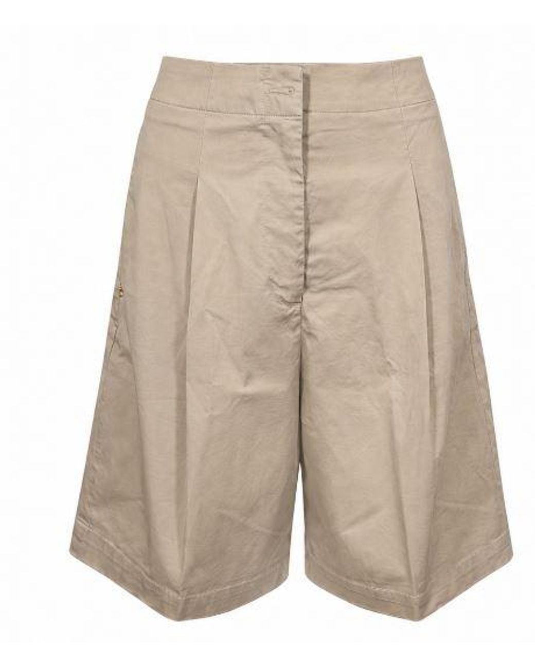 Re-hash Natural Pleated Wide Leg Trouser