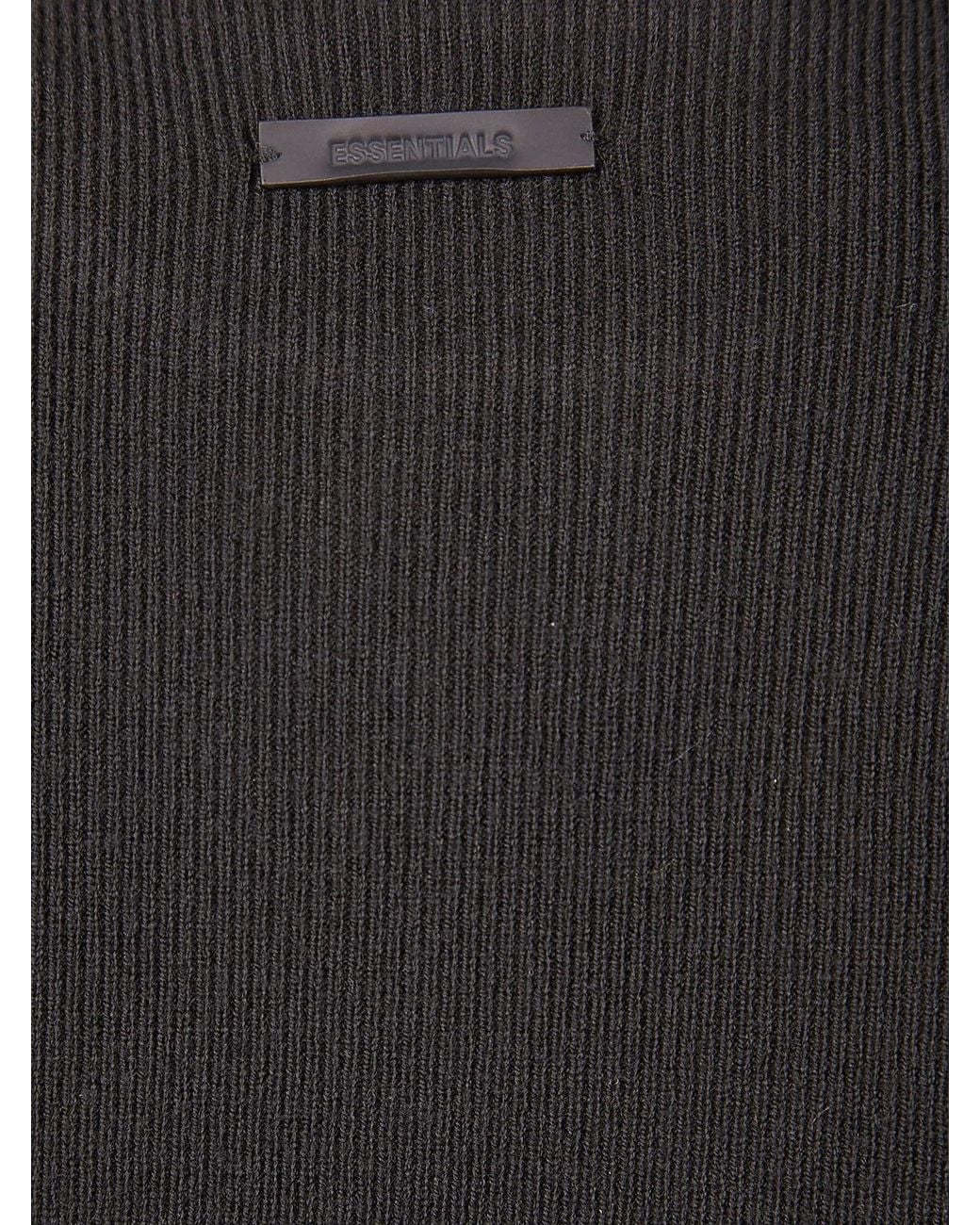 Fear Of God Blue Rib" Long Sleeve Dress